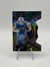 2023 Panini Select - Premier Sam LaPorta #106 Green & Yellow Prizm Die-Cut (RC)