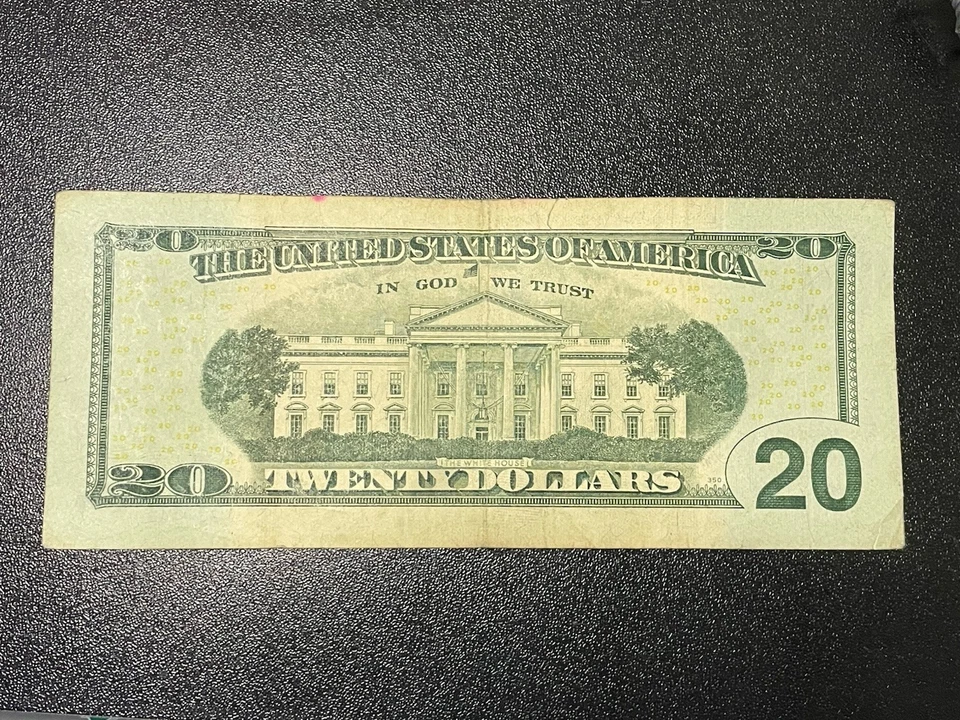 2013 $20 Dollar Bill Fancy Serial Number Trinary Note - Image 4 of 4