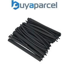 Image of Sealey HSTAL72B Adhesive Lined Heat Shrink Tubing Assortment 200mm 72pc - Black