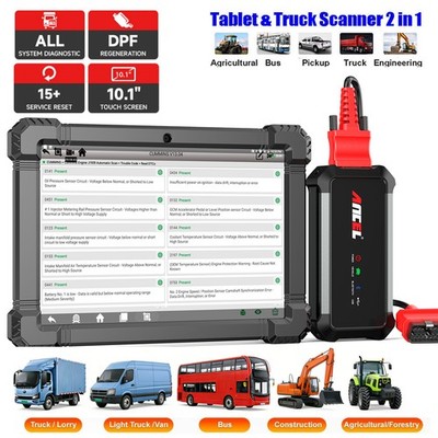 ANCEL LKW Trucks Profi Diagnosegerät komplett System OBD2 Scanner Für Iveco MAN