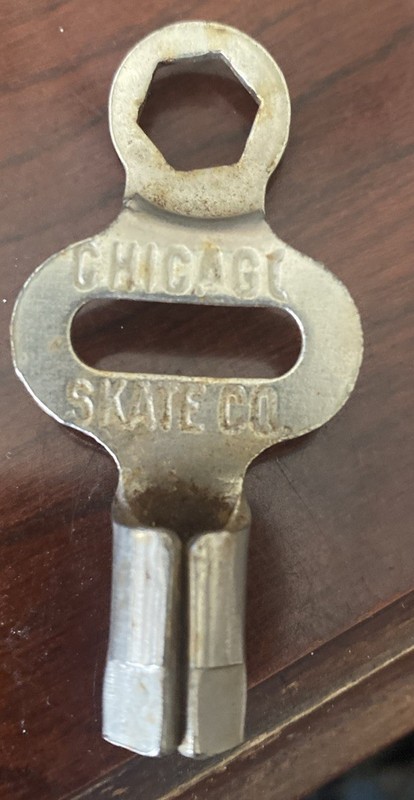 Vintage Chicago Skate Company Collectible Key