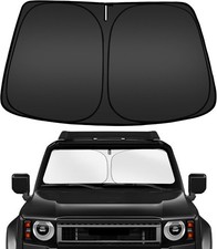 Windshield Sun Shade for 2024-2026, Custom Fit Foldable Front Window Sunshade Su