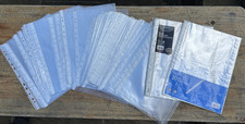 Plastic A4 File Pockets - Brand New (In Packaging) & Good-As New; approx 130
