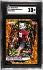 Marvin Harrison Jr. 2024 Panini Prizm Football #375 Disco Prizm SGC 10 Gem