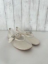 Reformation Mesh Ballet Flats Size 8.5/UK 6.5 White Ivory Mary Janes