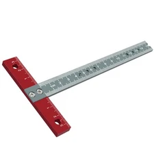 T Square Ruler Metal Woodworking Drawing Crafting Drafting Tool With Scale.