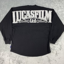 Disney Spirit Jersey Shirt Men Small Star Wars Baby Grogu Long Sleeve Lucas Film