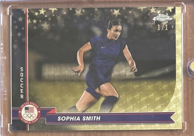 2024 Topps Chrome Olympics & Paralympics Sophia Smith #131 SUPERFRACTOR 1/1