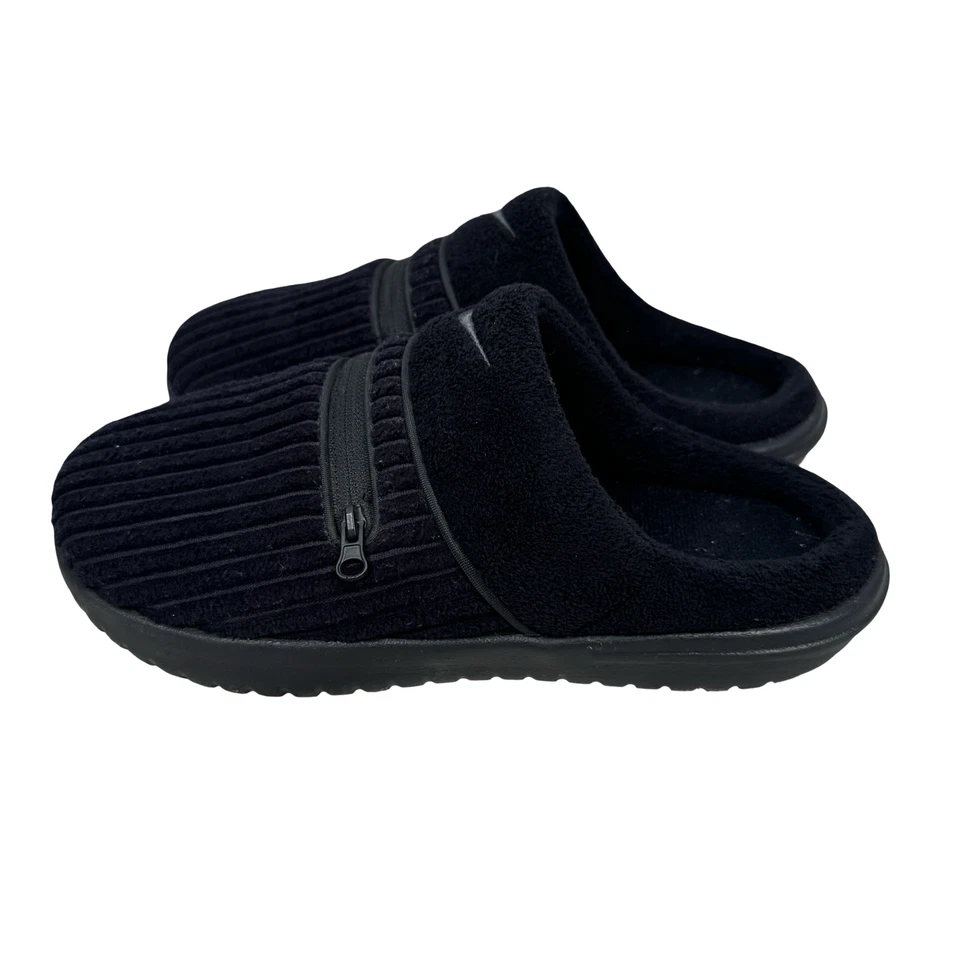 Nike Burrow Zapatillas Para Mujer EE. UU. 7 Negro Antracita Casa Zapatos Cremallera FJ6041-001 Foto 3 de 4