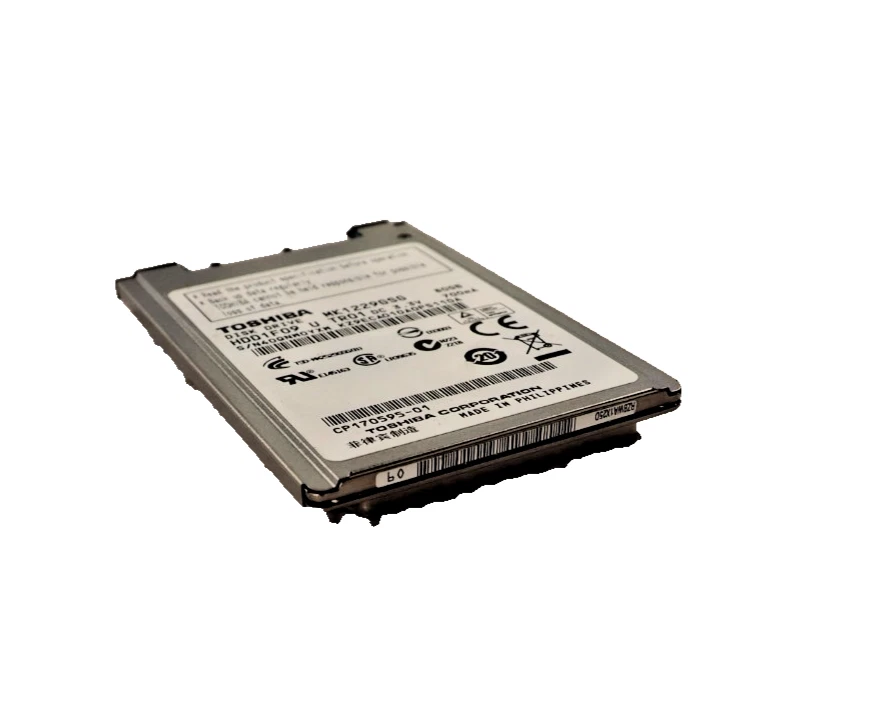 Toshiba MK1229GSG 80GB HDD1F09 5400RPM 1.8" Hard Drive HDD IBM 300x DELL XT1 - Image 3 of 4