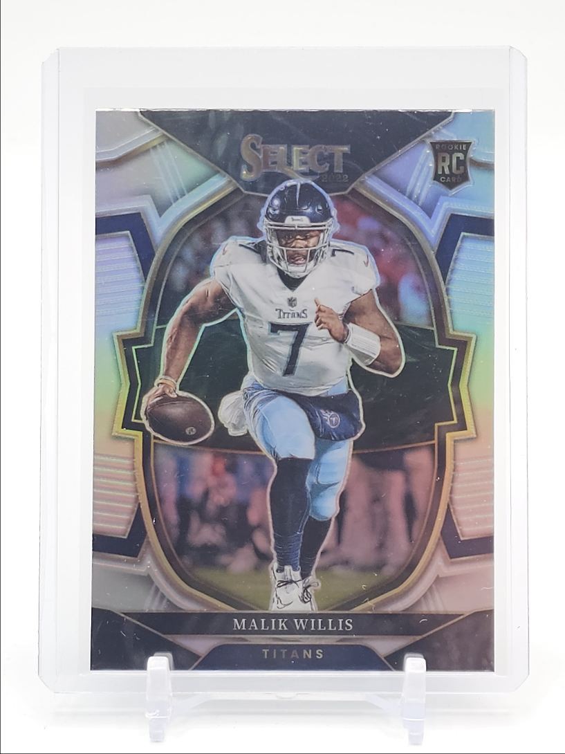MALIK WILLIS 2022 SELECT CONCOURSE ROOKIE SILVER PRIZM TITANS RC Q1241