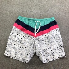 Chubbies Swim Trunks Shorts Mens 2XL Multicolor Splatter 7" Inseam Lined