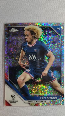 2021-22 Topps Chrome UEFA Champions League #182 Xavi Simons Speckle Refractor