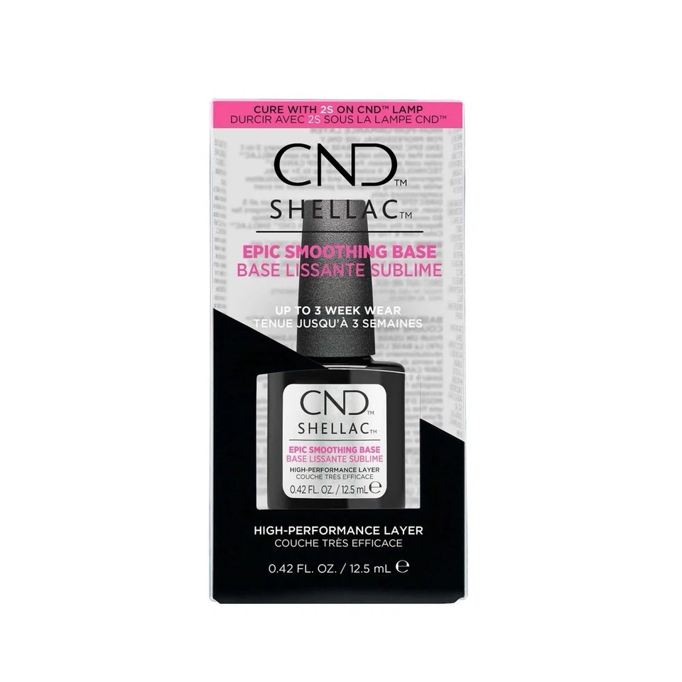 CND Shellac Epic Smoothing Base 12,5ml  – Base rinforzante lunga durata NOVITÀ! - Imagen 2 de 2