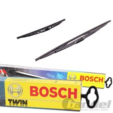  BOSCH TWIN 600 VORNE + HECKWISCHER H500 passend für MERCEDES W201 190ER