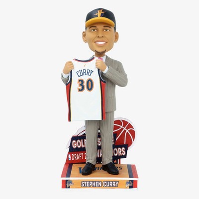 Steph Curry Golden State Warriors 2009 Draft Pick Bobblehead NBA Basketball