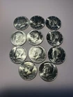 Lot Of 11, Bicentennial 1976-S 40% SILVER Kennedy Half Dollar Brilliant Unc BU
