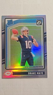 Panini Donruss Optic 2024 Drake Maye RC Holo  Rated Rookie #229 Patriots