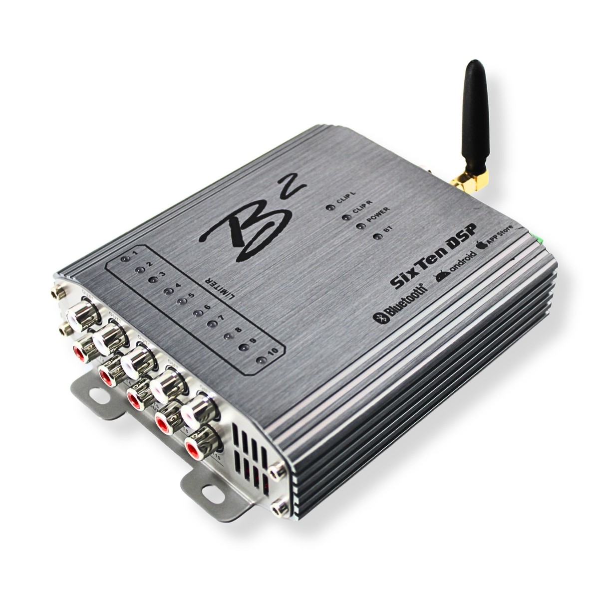 B2 Audio Metallic 4v 10 Channel DSP w/ Bluetooth IOS/Android App