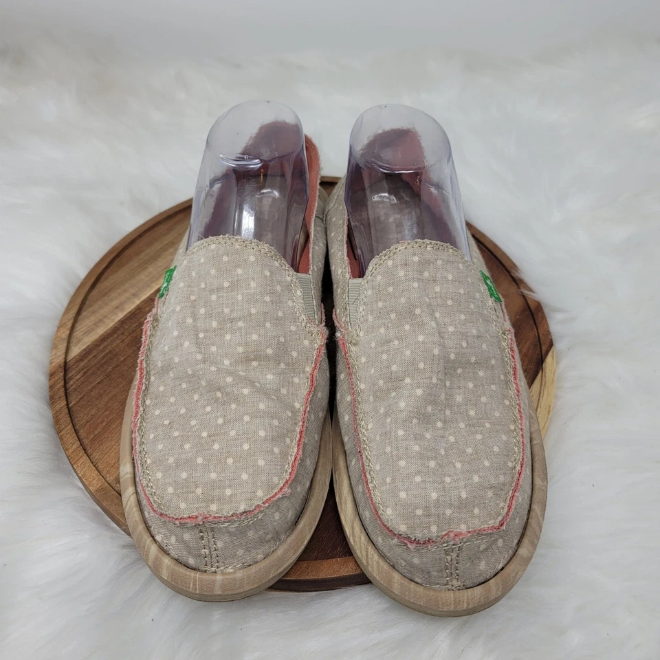 Женские комфортные мокасины для спортивной ходьбы желтовато-коричневые/оранжевые Sanuk 9 - Изображение 2 из 4