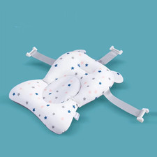 Baby Bathtub Pad Ajustable Bath Support Seat Mat Shower Cushion Newborn Foldable