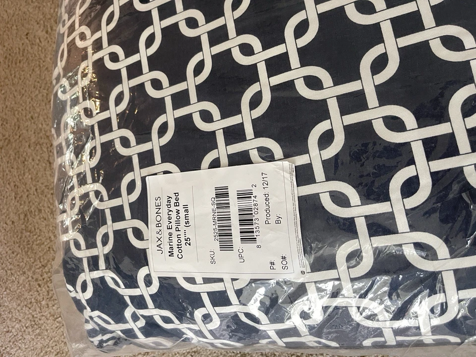 Almohadas/cama Jax And Bones para perros, 100 % algodón Foto 2 de 4