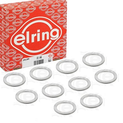 10X ELRING DICHTRING ÖLABLASSSCHRAUBE M14x20x1,5 VW AUDI OPEL SKODA 243.205