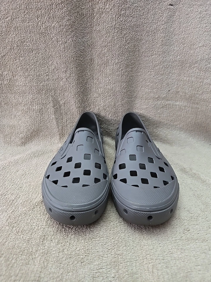 Zapatos sin cordones Vans Trek juveniles talla 4 gris peltre carbón agua sendero senderismo playa Foto 2 de 4