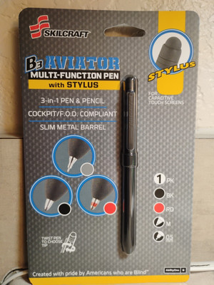 Skilcraft B3 Aviator Multi Function pen 071503217998 3 in 1 Pen Pencil