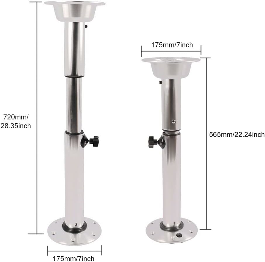 Adjustable Table Pedestal Stand Leg Base Mount Frame 2228 Inch