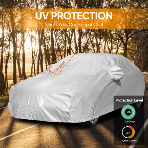 XL Full Car Cover Indoor Outdoor Dust UV Rain Protection For Chevrolet Camaro - Foto 4 di 13