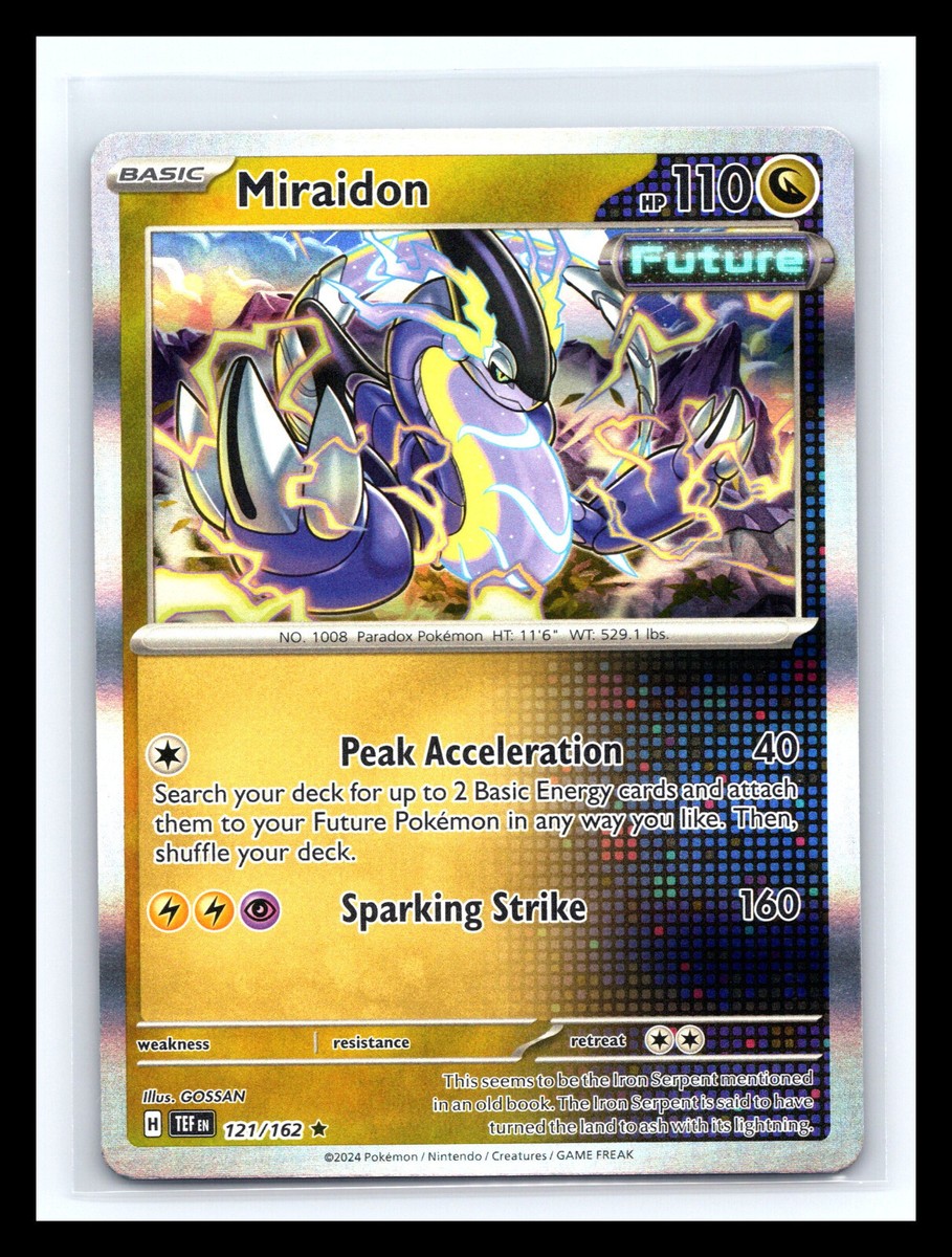 💥 Miraidon Future Holo Rare Dragon 2024 Temporal Forces