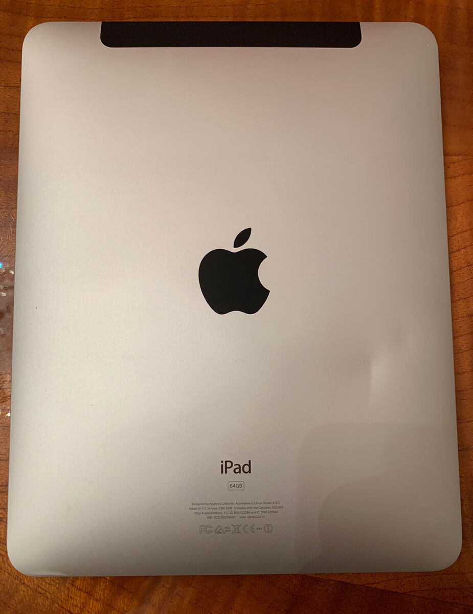 Apple iPad 1st Generation 64GB Model A1337, 9.7in Silver | eBay Apple iPad 1st Generation 64GB Model A1337, 9.7in Silver | eBay