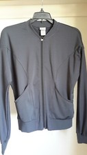 Champion Women's XS Activewear Full Zipper Workout Running Jacket Gray EUC