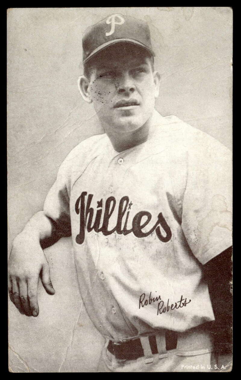 1947-1966 Exhibits Robin Roberts #NNO Philadelphia Phillies PR Oversized JX5881
