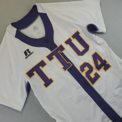Russell Tennessee Tech Womans Softball Jersey Jordan Key #24 Size Small
