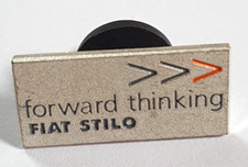 Fiat Stilo 1990's Metal & Enamel Pin badge. Italian Classic Car. CB