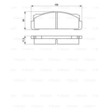 Plaquette de frein Fiat X1/9