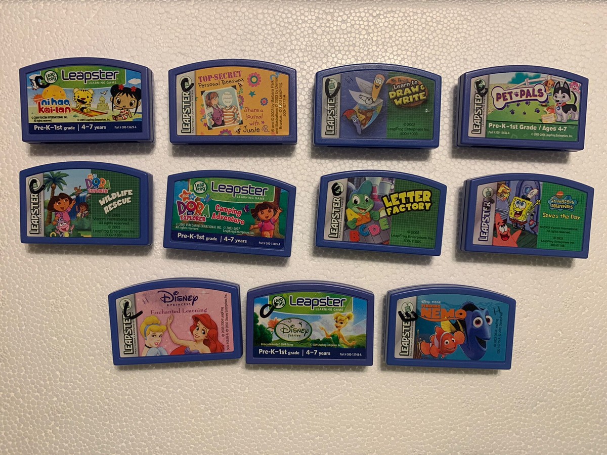 Leapfrog Games Pokemon Leappad Games Lot Of Leap Frog Explorer