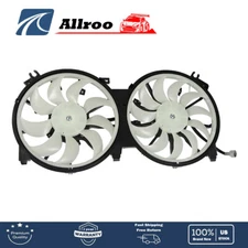 315-55035-000 Radiator & Condenser Cooling Fan For 07-18 Nissan Altima 3.5L 2.5L