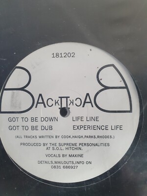 Back II Back Got To Be Down (1831 Records) 12'' Single selten oldskool NR NEUWERTIG