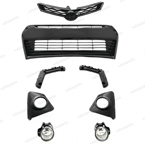 Corolla LE Grille Assembly Bewild Front Bumper Grille Assembly For 2014-2016 Toyota Corolla LE/CE - Upper & Lower Black ABS Grilles Bewild Grille Replacement - Foto 11