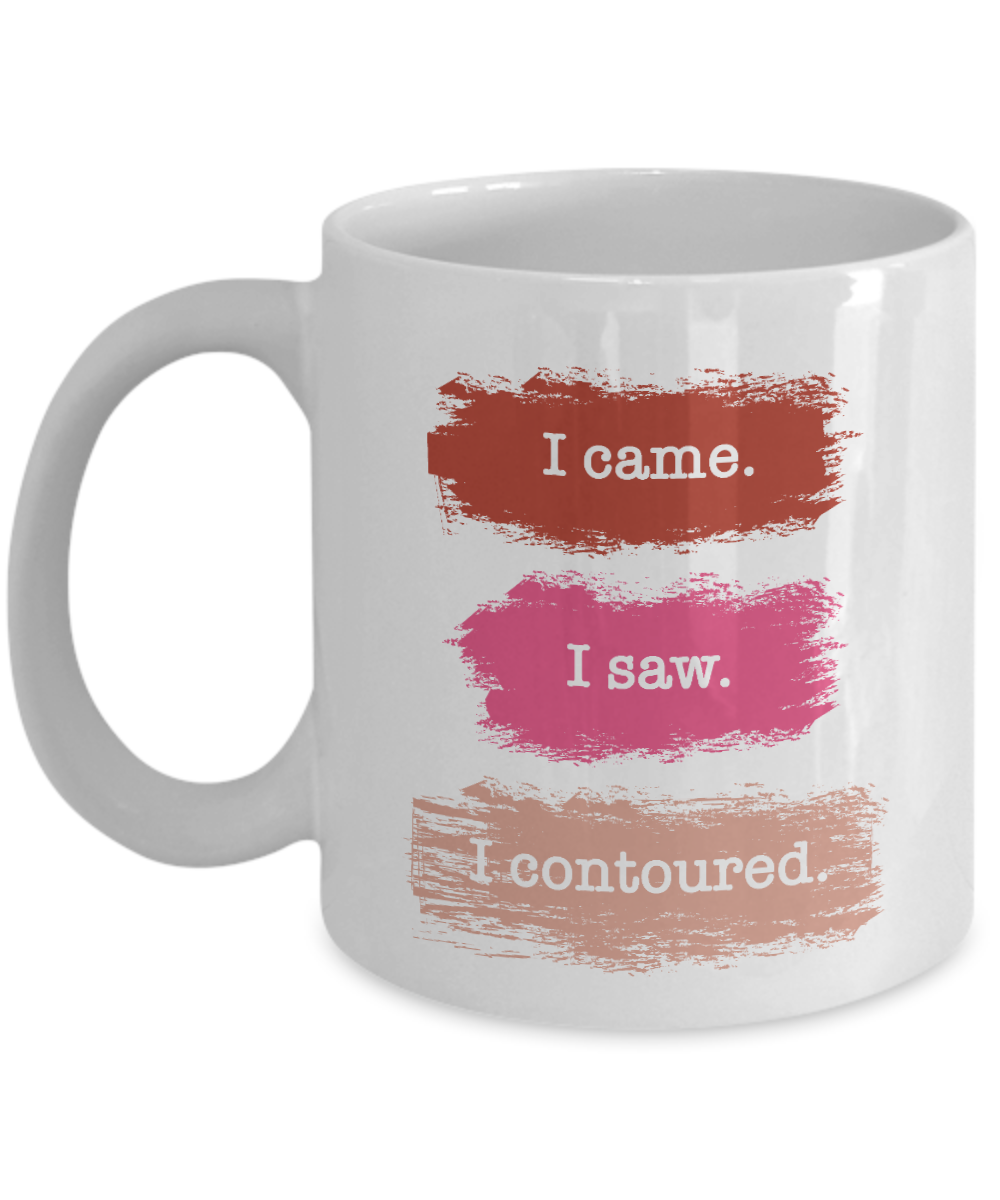 Contoured Makeup Addict Coffee & Tea Mug