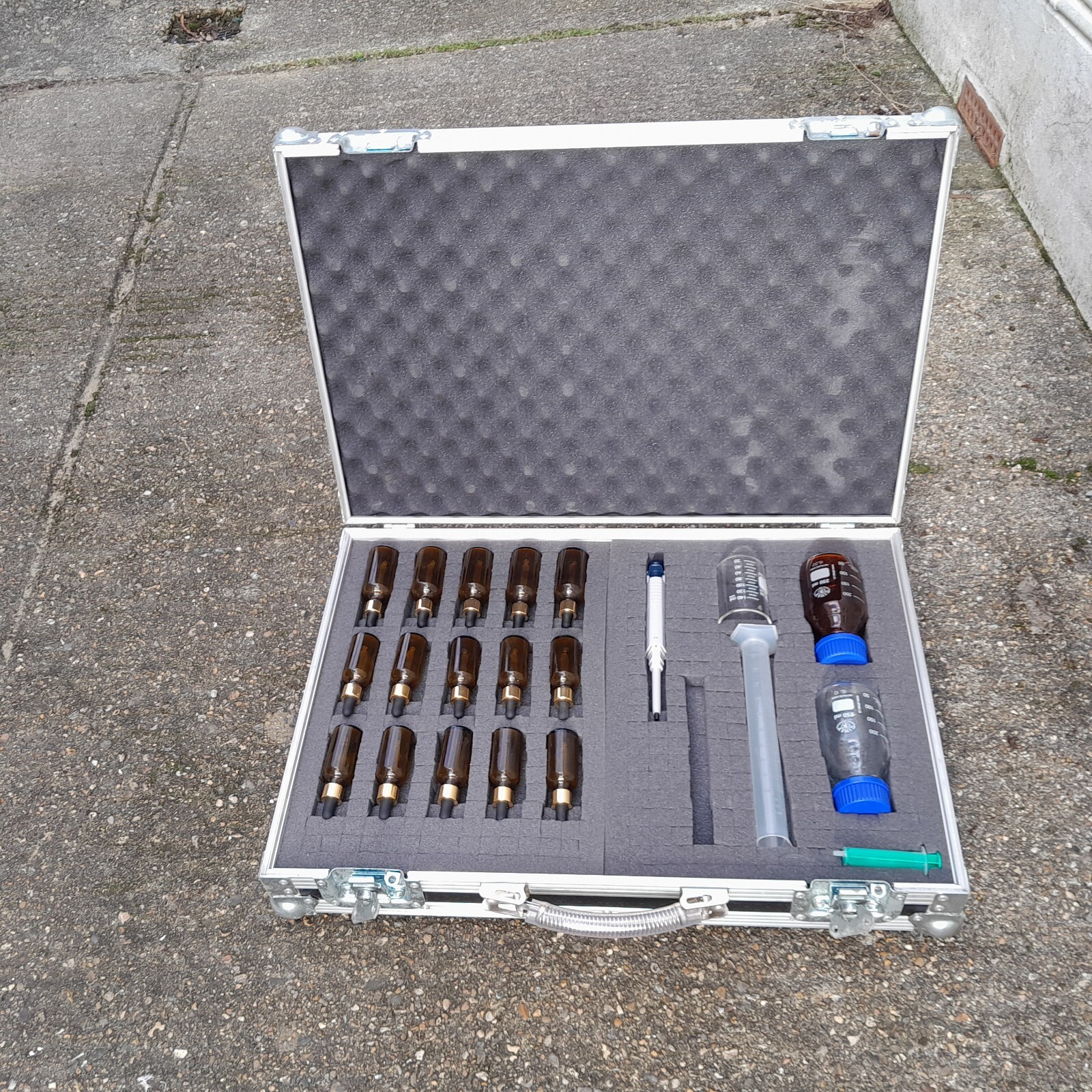 swift flight case with vintage scientific medical equipment eBay