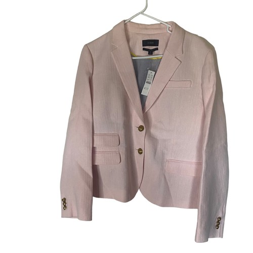 J.crew Dalton Blazer Gold Buttons Size 18 Pink - Picture 11 of 11
