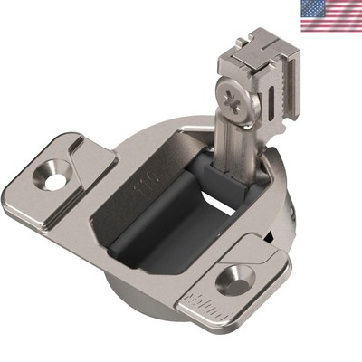 Compact 33 Self-Closing Face-Mount Hinges - 8 Pack for Enhanced Functionality