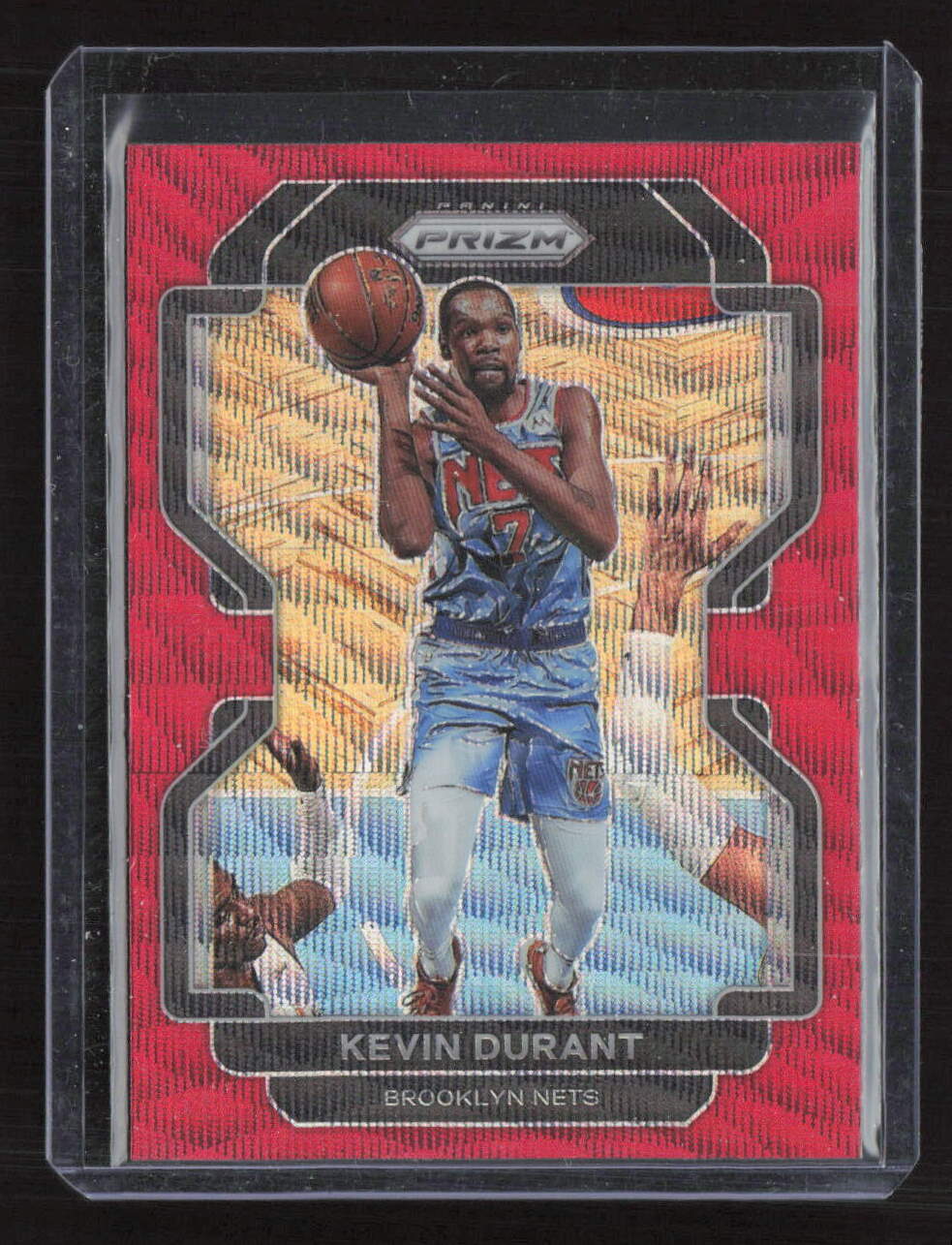 2021 Prizm #120 Kevin Durant Ruby Wave