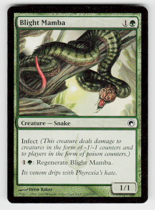 Scars of Mirrodin #112 Blight Mamba
