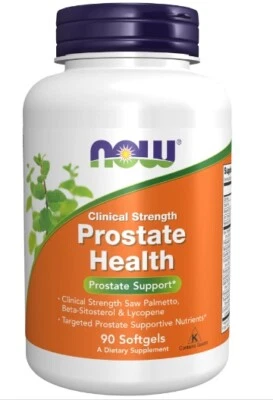 NOW FOODS - PROSTATE HEALTH CLINICAL STRENGTH - 90 SOFTGELS - Bild 1 von 2