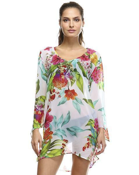 white christmas dresses Silk Tunic Dress Chocolate / Medium main image 1